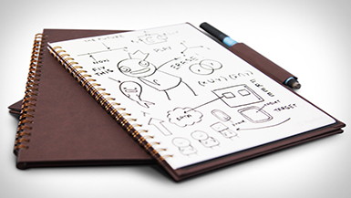 Simply innovative: The Dry Erase Notebook!